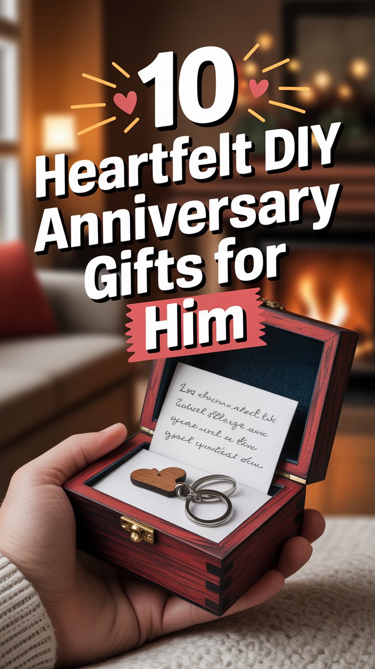 10 Heartfelt DIY Anniversary Gifts For Him