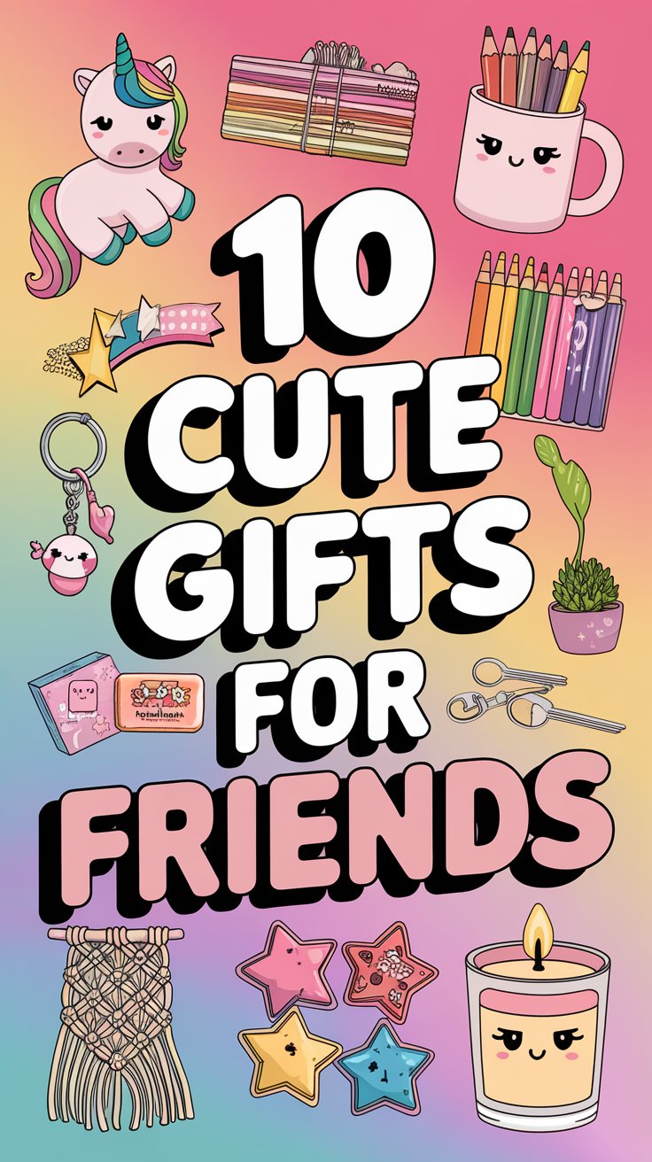 10 Cute Gifts For Friends That Strengthen Bonds