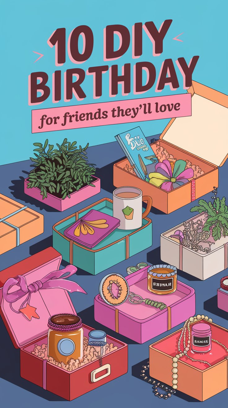 10 Thoughtful DIY Birthday Gifts For Friends They’ll Love