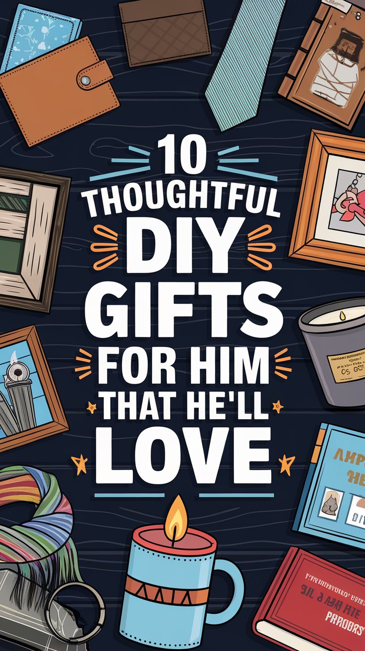 10 Thoughtful DIY Gifts For Him That He’ll Love